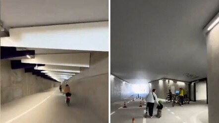 Gören bir daha baktı! İlk bisiklet tüneli hizmete açıldı - yasam