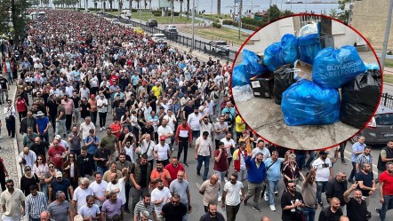 İşçilerin grev yaptığı İzmir'de çöp dağları oluştu! Kentteki manzara hiç iç açıcı değil - Gündem