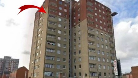 Apartman önünde 'palalı' kovalamaca! Polisten kaçarken faciayı yaşadı - Dünya