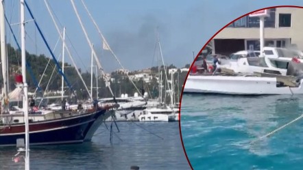 Bodrum'da yakıt ikmali için marinaya yanaşan teknede patlama! 3 kişi yaralandı - Gündem