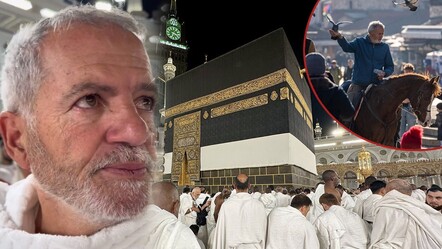 Bütün dünya onları izliyordu! Atla İspanya'dan Mekke'ye giden hacı adayları Kabe'de gözyaşlarını tutamadı - gundem