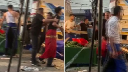 Pazarcılarla müşterilerin kavgasında ortalık savaş alanına döndü - Gündem