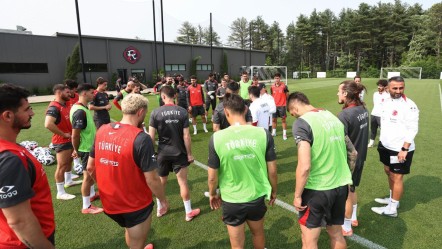 A Milli Takım, ABD maçının hazırlıklarını sürdürüyor - Spor