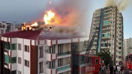 Diyarbakır'da 13 katlı binada yangın! 2'si çocuk 3 kişi hayatını kaybetti - Gündem