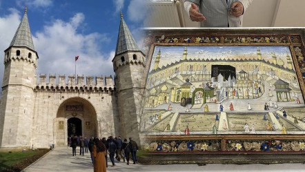 İlk defa gün yüzüne çıktı! Kabe'nin 200 yıllık nadide tablosu Topkapı Sarayı'nda bulundu - Kültür - Sanat