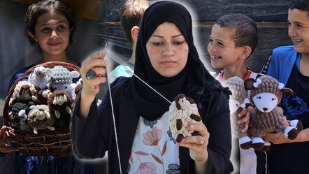 Oyuncaklarıyla hayran bıraktı! Bayram kuzularıyla neşe üreten anne yetimlerin yüzünü güldürüyor - gundem