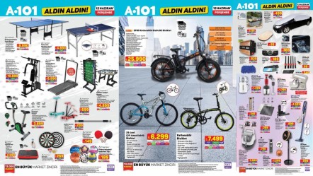 A101’de spor rüzgarları esiyor! A101 12 Haziran aktüel kataloğu langırt masası, spor istasyonu, yürüyüş bandı ve daha fazlası… - Haberler