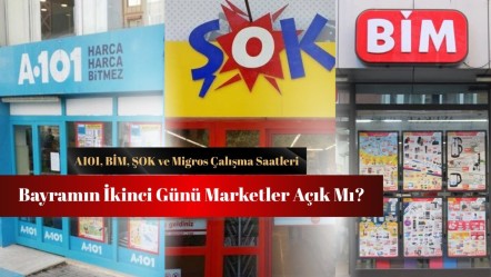 Bayramın ikinci günü marketler açık mı? 7 Haziran A101, BİM, ŞOK, Migros çalışma saatleri - Haberler