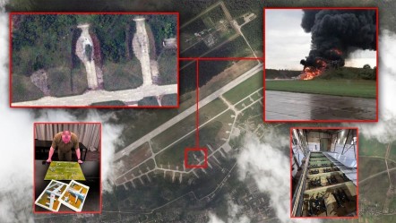 Örümcek Ağı Operasyonundan yeni görüntüler! Ukrayna, Rus bombardıman uçağının imha ediliş anını paylaştı - Dünya