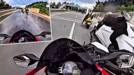 Taşan rögar 3 motosikletliyi yola savurdu! Korkunç kazanın yeni görüntüleri ortaya çıktı - 3-sayfa