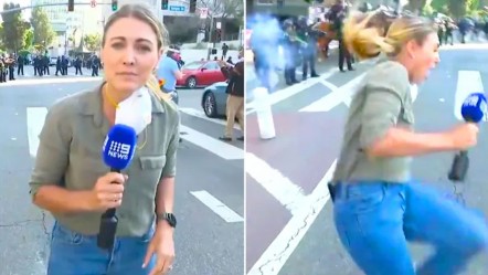 Polisten gazeteciye plastik mermi! Her şey kamera kayıttayken oldu - Dünya
