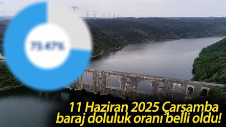 11 Haziran 2025 Çarşamba baraj doluluk oranı belli oldu! İstanbul barajlarındaki su miktarı ne kadar? - Haberler