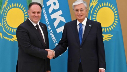 Öztürkler, Türkpa Heyet Başkanları ile birlikte Kazakistan Devlet Başkanı tarafından kabul edildi - Dünya