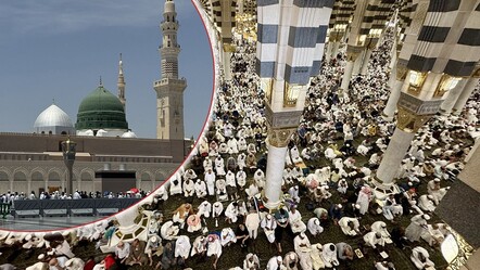 Binlerce Müslüman Mescid-i Nebevi'de cuma namazı kıldı - gundem