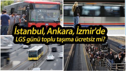 İstanbul, Ankara, İzmir'de LGS günü toplu taşıma ücretsiz mi? 15 Haziran Pazar günü otobüs, metro ve metrobüs bedava mı, saat kaça kadar? - Haberler