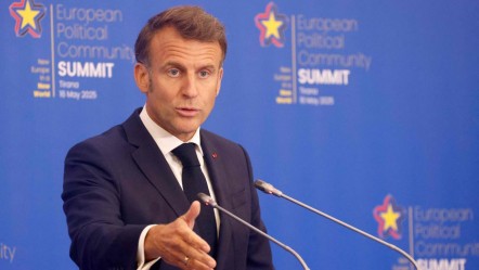 Macron'dan geri vites! Filistin Konferansı ertelendi, 'İsrail’in savunmasına katılırız' dedi - Dünya