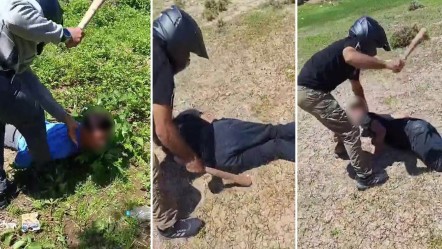 Sopayla dövdüğü anlar gündem olmuştu! Kasklı şüpheli serbest bırakıldı - Gündem