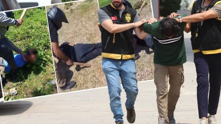 Sopayla dövdüğü anlar gündem olmuştu! Kasklı şüpheli serbest bırakıldı - Gündem