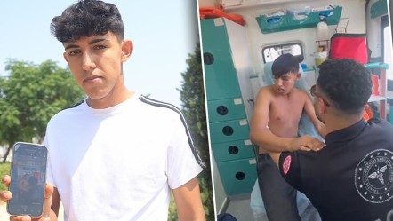 Tek hamlesine beğeni yağdı! Yüzerken hastanelik olan genç ambulansta yaşadığı o anları anlattı - Yaşam