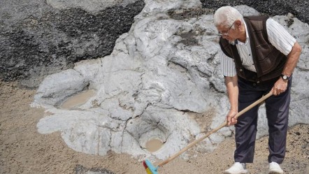 452 yıllık izi her gün temizliyor! 65 yıldır bıkmadan geliyor... - Yaşam