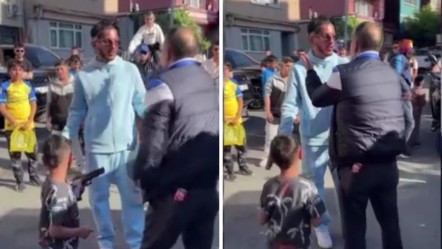 Klip çekiminde kullanılan silahları gerçek sandılar! Ünlü rapçi ile vatandaş arasında tartışma - Gündem
