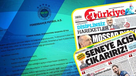 Türkiye Gazetesi'nin haberi ses getirdi! Fenerbahçe'den TFF'ye başvuru: Hesaplaşma ve intikam... - spor