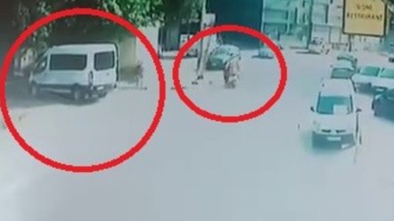 Kuryeye tekme tokat saldırı! Görüntüler 'Bu kadar da olmaz' dedirtiyor - Gündem