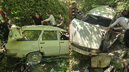 Zonguldak'ta feci kaza! Otomobil şampolden uçtu, yaralılar var - 3. Sayfa