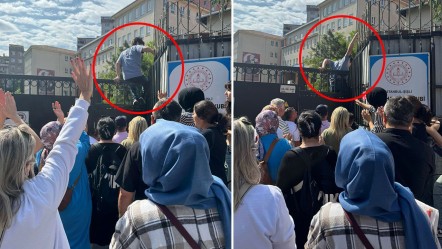 Sınava 1 dakika geç kaldılar! İçeri alınmayınca duvardan atlayarak girmeye çalıştılar - Yaşam