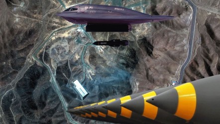 Hayalet uçaklarla vurulan Fordo uydudan görüntülendi: Sığınak delici bombalar böyle hasar verdi - Dünya