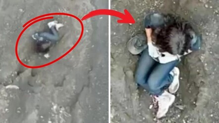 Dünya bu görüntüleri konuşuyor! Aktif yanardağın yanında... Kurtarılmayı bekliyor - dunya