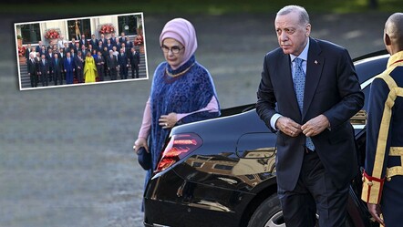 Erdoğan ve Trump yan yana poz verdi! NATO aile fotoğrafında dikkat çeken anlar - dunya
