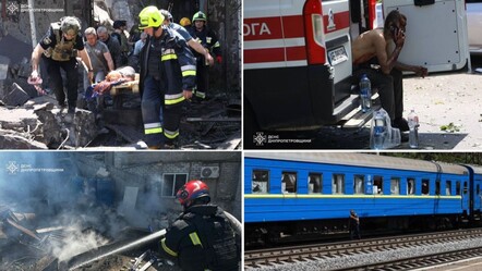 Yolcu trenine füze saldırısı: Ukrayna'nın Dnipro kenti kana bulandı - dunya
