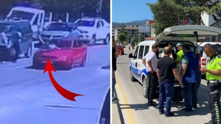 Yürekleri ağza getiren olay! Seyir halindeki otomobilin önüne atladı - 3. Sayfa