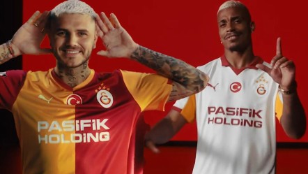 Galatasaray'ın 5 yıldızlı formaları tanıtıldı! Icardi, Uzi, Sane... - Spor