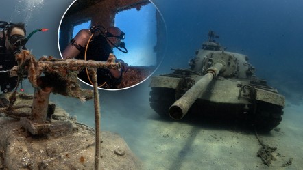 İlk defa bu kadar net görüntülendi! Su altındaki tanklar, uçaklar, gemileri görmek için sıraya giriyorlar - Yaşam