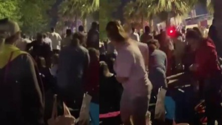 Olay anlar... Merve Özbey'in konserinde kavga çıktı! Ortalık savaş alanına döndü - Magazin