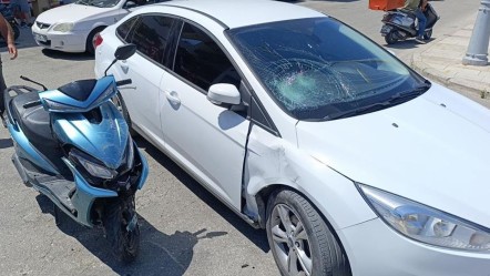 Antalya'da korku dolu anlar! Metrelerce havaya savruldu, araç camına düştü     - 3. Sayfa