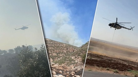 Bir yangın da Mardin'den! İki mahalle alevlerin tehdidi altında, mücadele sürüyor - 3. Sayfa