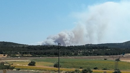 Çanakkale'de yangın! Ekipler müdahale ediyor - Gündem