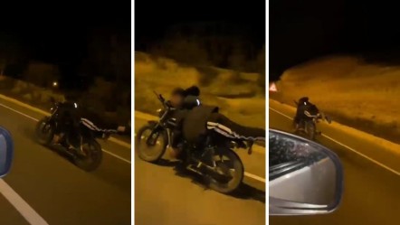 Trafikte yürekleri ağza getiren anlar! Görenleri pes dedirtti - 3. Sayfa