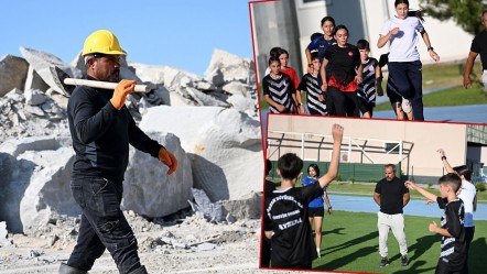 Boş zamanlarında milli sporcu yetiştiren taş ustası: Sporcuları da adeta taş gibi işlemiş oluyorum - Spor