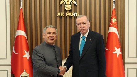 Cumhurbaşkanı Erdoğan, Tataristan Cumhurbaşkanı ile görüştü - Gündem