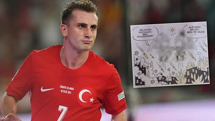 Kerem Aktürkoğlu, Leman karikatürüne isyan etti: Yere batsın aşağılık zihniyetiniz! - spor