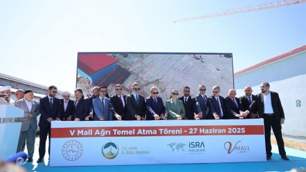 V Mall Ağrı karma yaşam projesinin temelleri atıldı - Ekonomi