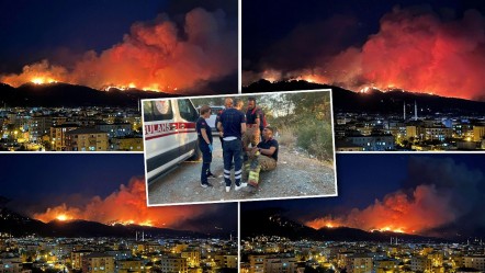 Hatay'da alevler gökyüzünü aydınlattı! Orman kahramanı yarasına aldırış etmedi: "Hastaneye gitmem, bir şeyim yok" - Gündem