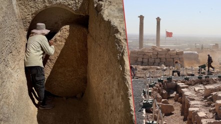 Bulunan yazıt çözülemedi! Urfa'da heyecanlandıran keşif... Kaya mezarı bulundu - Kültür - Sanat
