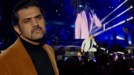 Bursa konserinde talihsiz kaza! Bayhan şarkı söylerken yere düştü - Magazin