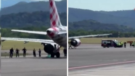 Havalimanında akılalmaz olay! Uçak motoruna kapılarak can verdi - Dünya