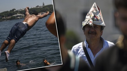 Sıcaktan bunalan Boğaz'a kendi bıraktı! Termometreler zirveyi gördü - Yaşam
